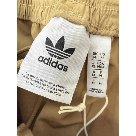 Adidas Adicolor Classics 3 Stripes Cargo Pants Medium Mens Brown Black New NWT - Picture 5 of 10